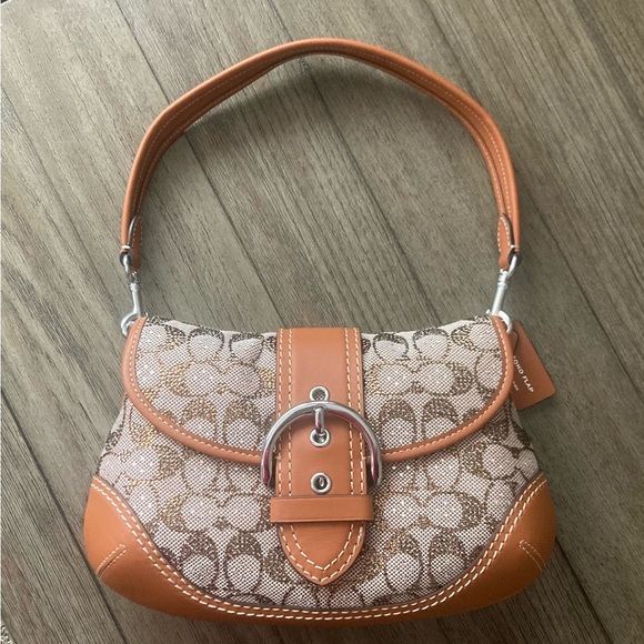 Coach | Bags | Coach Soho Flap Bag In Crystal Signature Jacquard